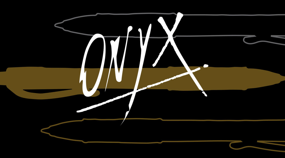 Adjusted for mobile, by not including the brief, this image has a silhouettes of the pen products of the Onyx brand in the brand's colors. The silhouettes have a dark transparent overlay to allow the logo of Onyx to sit nicely on top of the graphic.